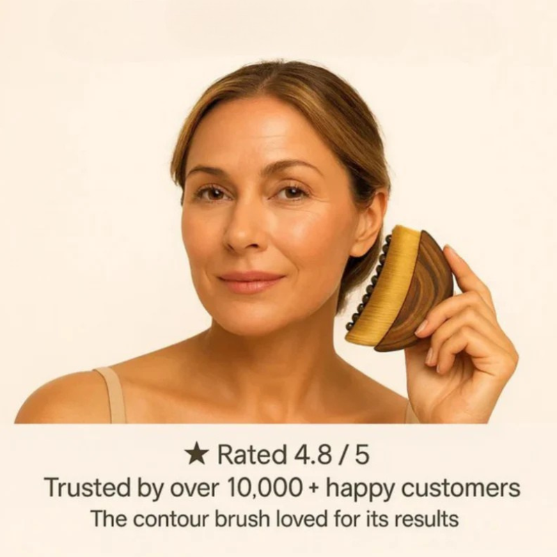 GLOW&BRUSH - Face Lymphatic Contour Brush
